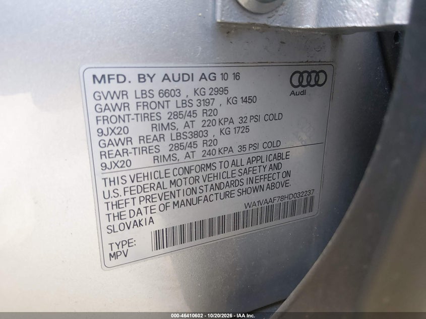 2017 AUDI Q7 3.0T PREMIUM · Фото 9