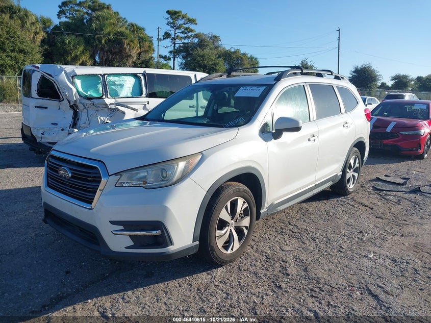 Vin: 4s4wmacd8k3441794, lot: 46910973, subaru ascent premium 20192