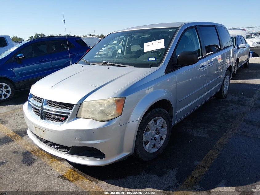 2012 Dodge Grand Caravan Se/Avp, Обычный износ, IAAI, VIN 2C4RDGBG4CR319961 — фото 2