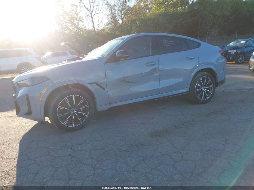 2027 BMW X6 M60I, Неизвестно, IAAI, VIN 5UX43EX08V9493553 — фото 2