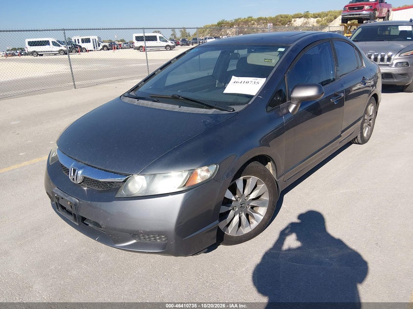 Vin: 19xfa1f91ae052247, lot: 46911093, honda civic ex-l 20102