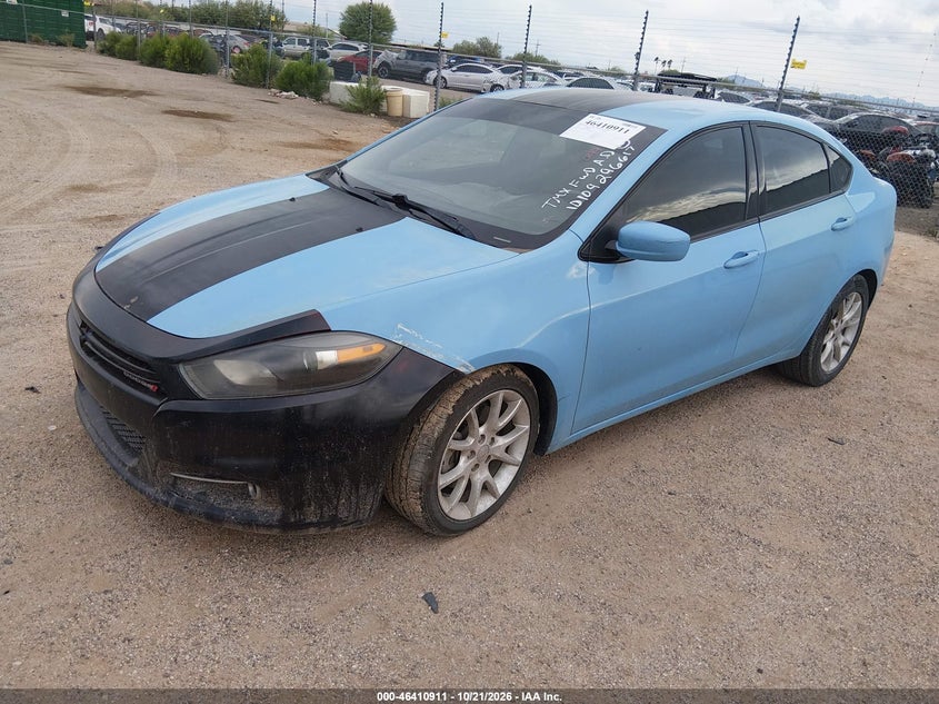 Vin: 1c3cdfba9dd296617, lot: 46911269, dodge dart sxt 20132