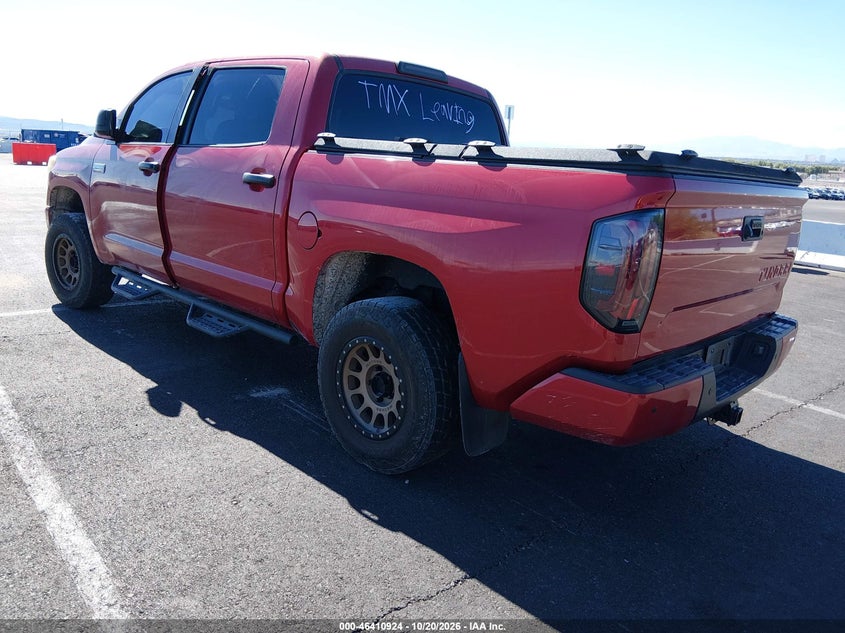 Vin: 5tfay5f12kx794309, lot: 46911282, toyota tundra platinum 5.7l v8 20193