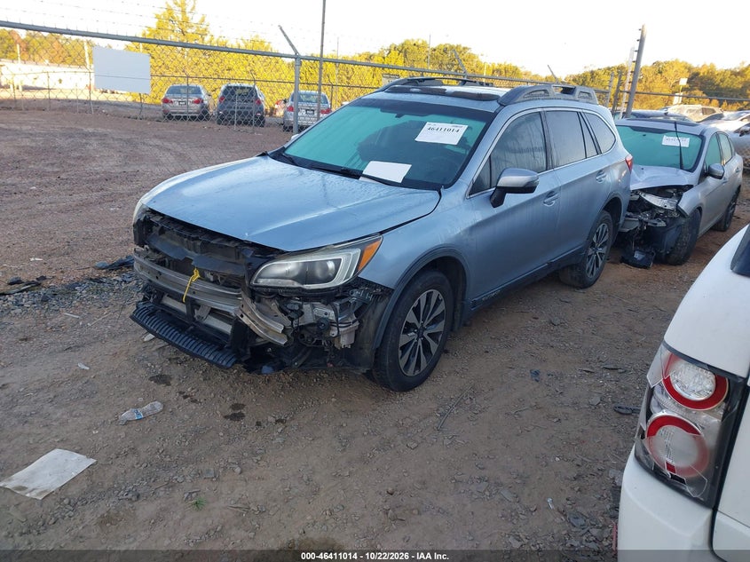 2015 Subaru Outback 3.6R Limited, Front End, IAAI, VIN 4S4BSELC3F3341644 — photo 2
