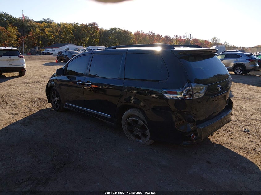 Vin: 5tdxk3dc4ds346912, lot: 46911663, toyota sienna se 8 passenger 20133