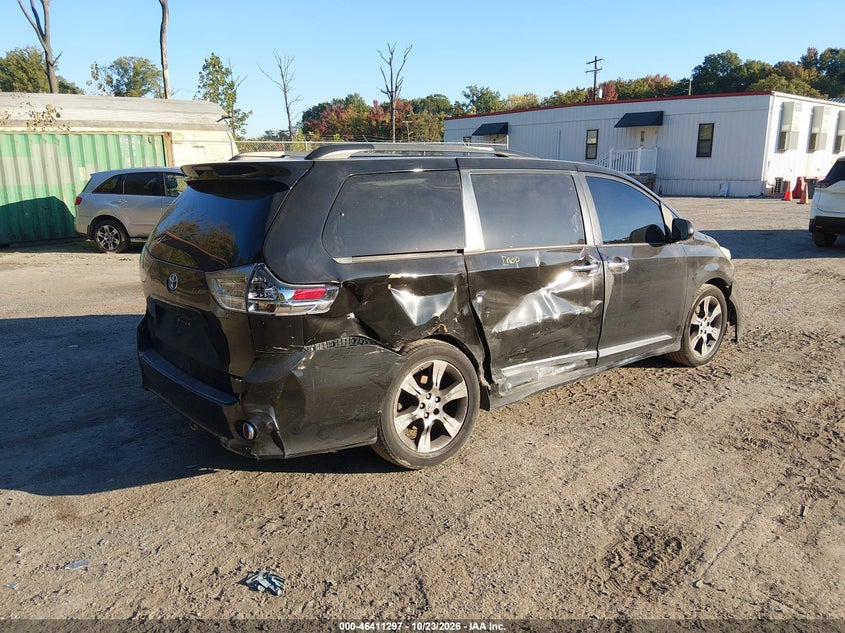 Vin: 5tdxk3dc4ds346912, lot: 46911663, toyota sienna se 8 passenger 20134