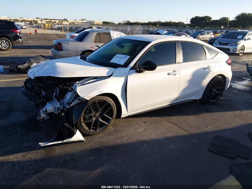 Vin: 19xfl2h85se034484, lot: 46911689, honda civic sedan sport 20252