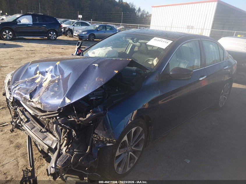 Vin: 1hgcr2f59da243356, lot: 46911700, honda accord sport 20132