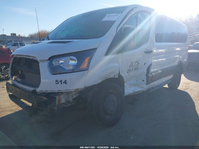 Vin: 1fmzk1ym9kkb66860, lot: 46911759, ford transit-150 xl 20192