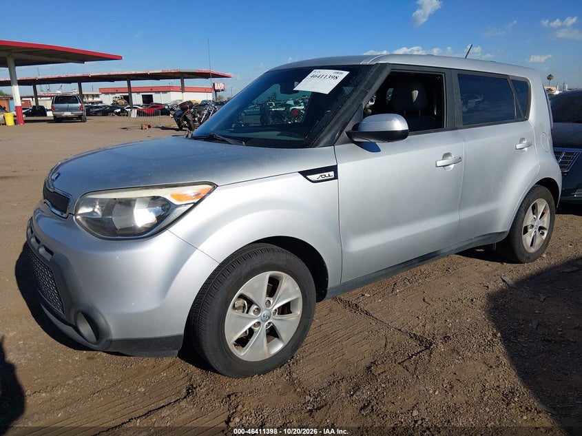 Vin: kndjn2a2xg7863844, lot: 46911764, kia soul 20162