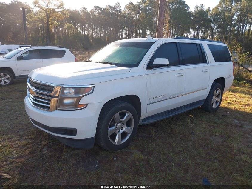 Vin: 1gnschkc0gr105799, lot: 46911807, chevrolet suburban lt 20162