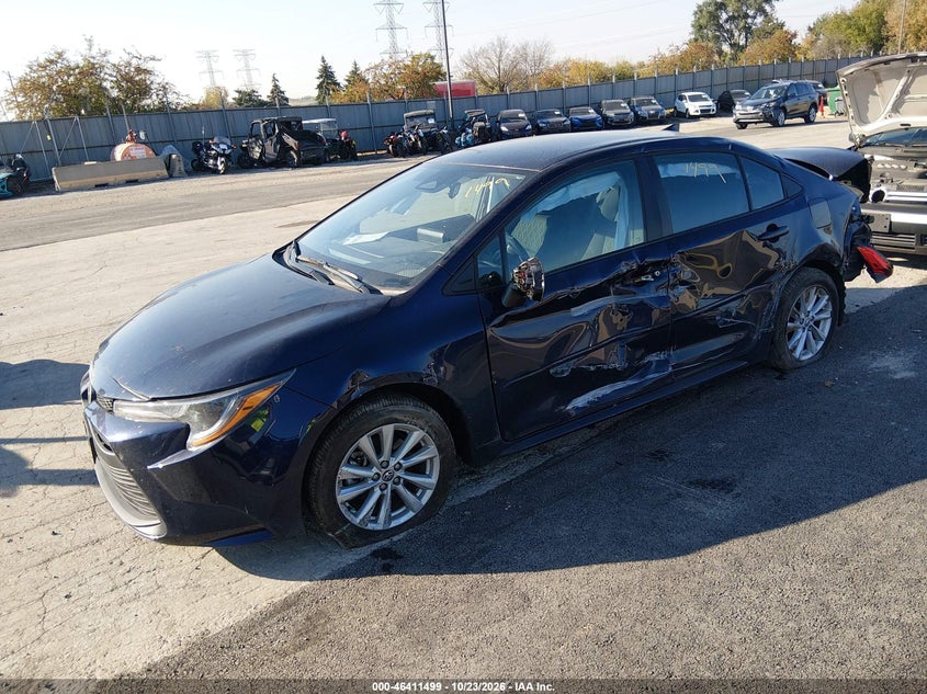 Vin: 5yfb4mde6sp277268, lot: 46911865, toyota corolla le 20252