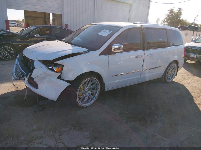 Vin: 2c4rc1gg6er164325, lot: 46912204, chrysler town & country limited 20142