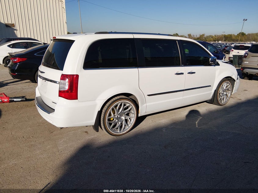 Vin: 2c4rc1gg6er164325, lot: 46912204, chrysler town & country limited 20144