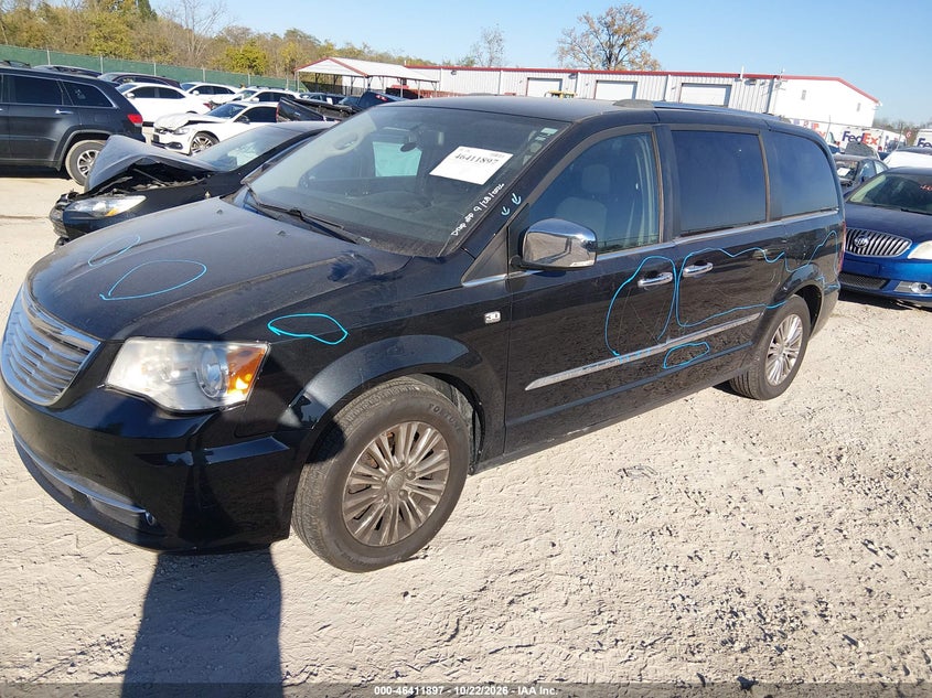 Vin: 2c4rc1cg8er224448, lot: 46912263, chrysler town & country touring-l 30th anniversary 20142