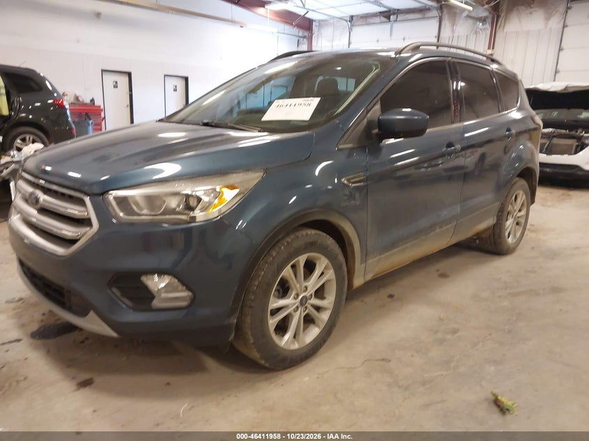 Vin: 1fmcu0hd7juc75461, lot: 46912324, ford escape sel 20182