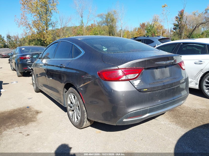 Vin: 1c3cccabxfn636740, lot: 46912375, chrysler 200 limited 20153