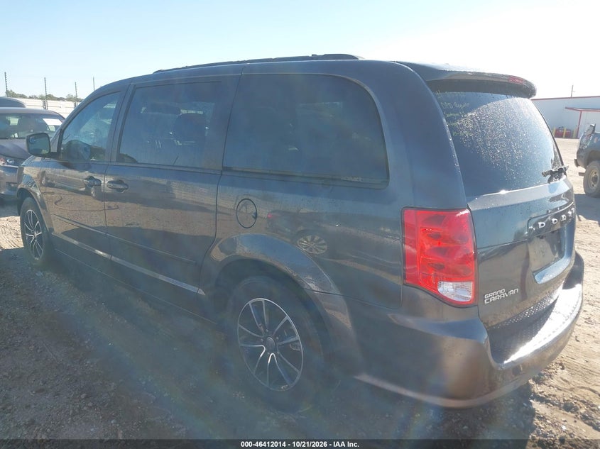 Vin: 2c4rdgcgxhr666779, lot: 46912380, dodge grand caravan sxt 20173
