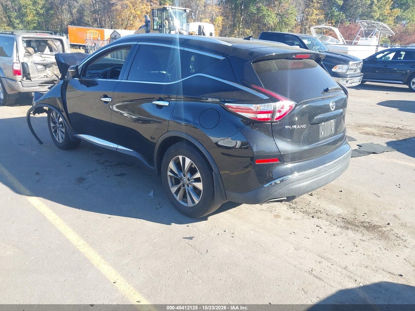 Vin: 5n1az2mh1fn250361, lot: 46912491, nissan murano sl 20153