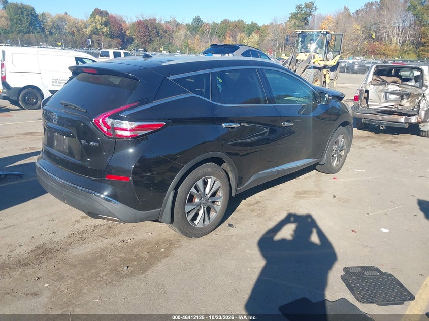 Vin: 5n1az2mh1fn250361, lot: 46912491, nissan murano sl 20154