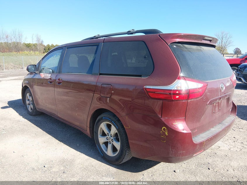 Vin: 5tdkk3dc2fs682328, lot: 46912496, toyota sienna le 8 passenger 20153