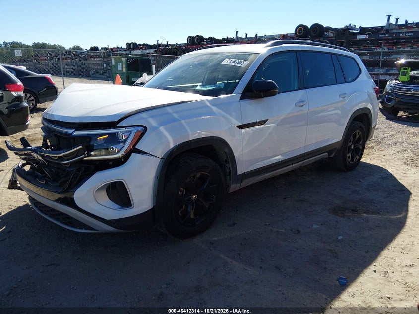 Vin: 1v2cr2ca8rc623105, lot: 46912680, volkswagen atlas 2.0t peak edition se w/technology 20242