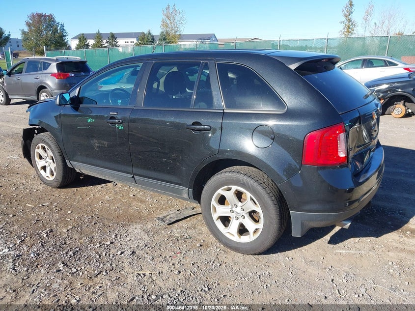 Vin: 2fmdk4jcxdbc94762, lot: 46912761, ford edge sel 20133
