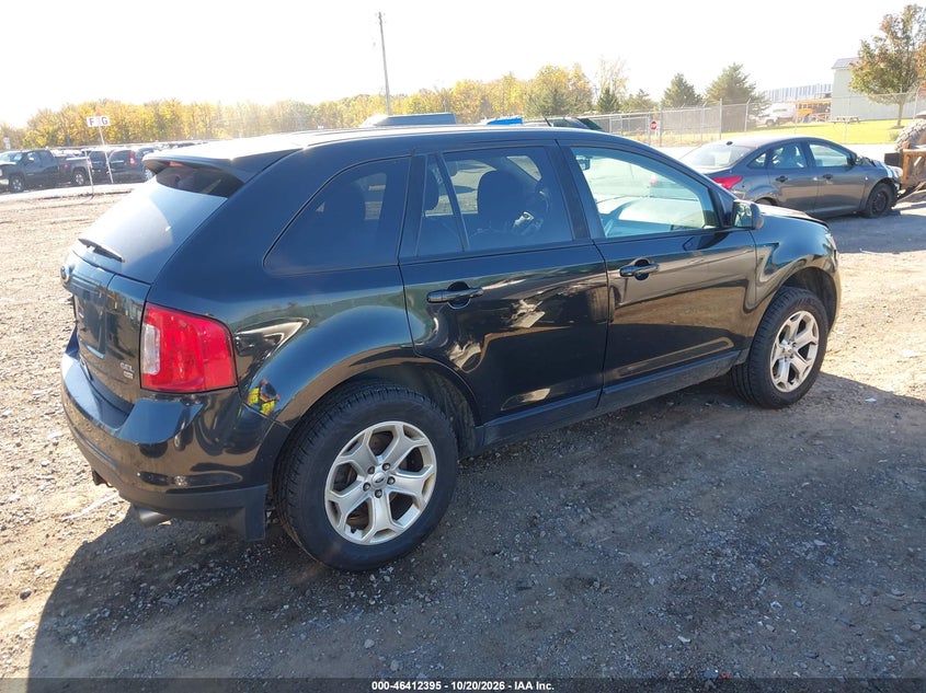 Vin: 2fmdk4jcxdbc94762, lot: 46912761, ford edge sel 20134