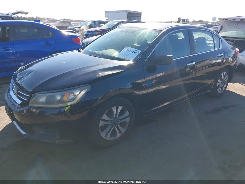 2015 Honda Accord Lx, Front End, IAAI, VIN 1HGCR2F39FA125101 — photo 2