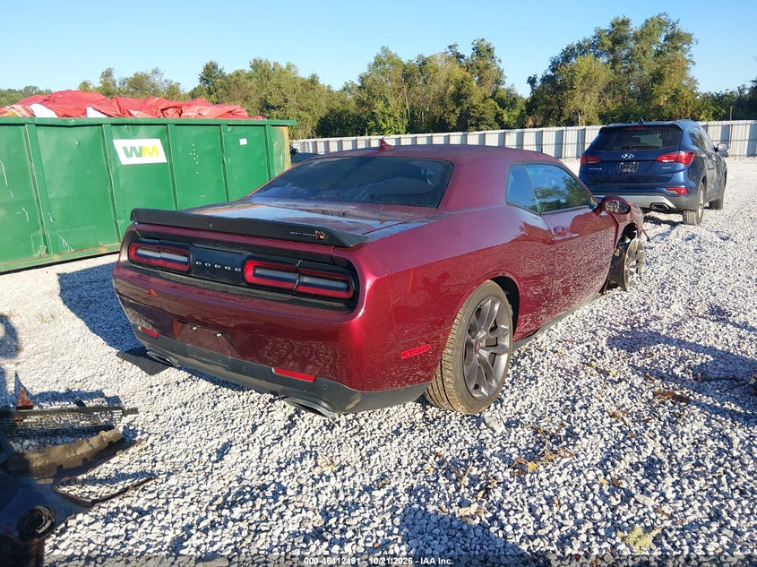 Vin: 2c3cdzfj1nh171742, lot: 46912857, dodge challenger r/t scat pack 20224