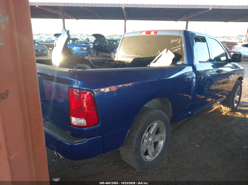 Vin: 1c6rr6ft6hs567922, lot: 46912859, ram 1500 express  4x2 6'4 box 20174