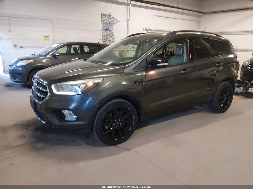 2017 Ford Escape Titanium, Rear, IAAI, VIN 1FMCU9JD5HUA23328 — photo 2