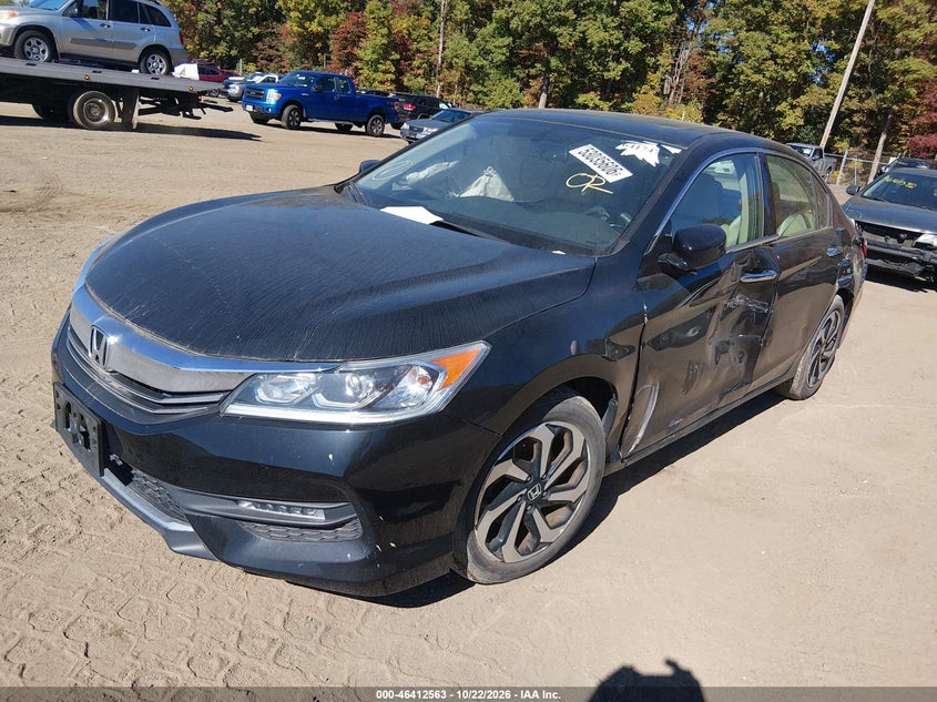 Vin: 1hgcr3f82ga034593, lot: 46912929, honda accord ex-l v-6 20162
