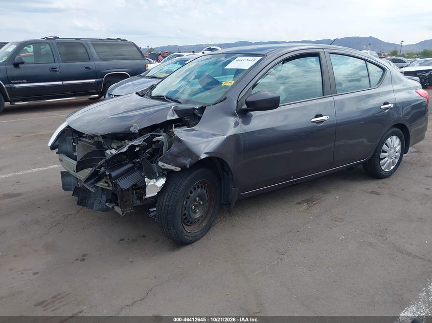 Vin: 3n1cn7ap5fl808099, lot: 46913011, nissan versa 1.6 sv 20152