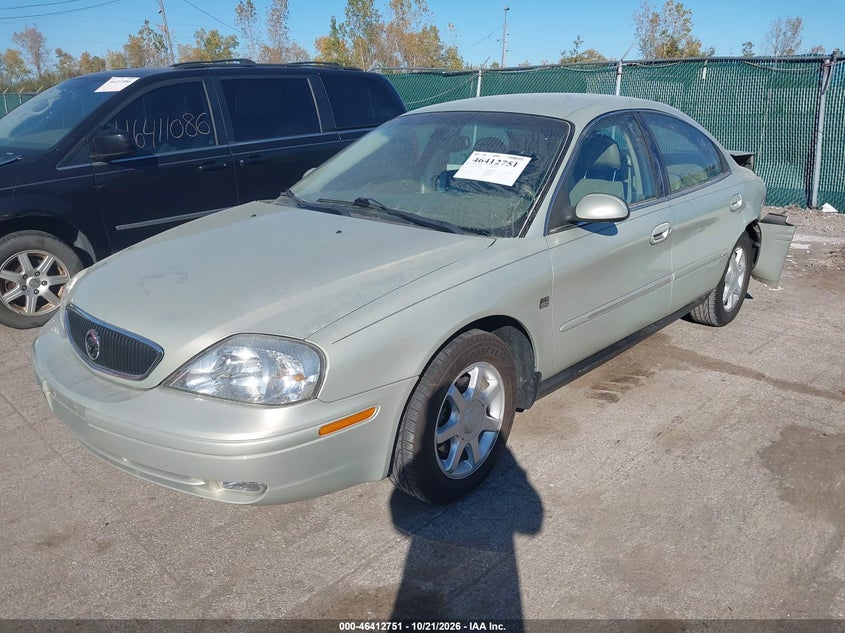 2003 Mercury Sable Ls Premium, Rear, IAAI, VIN 1MEFM55S13A613828 — photo 2