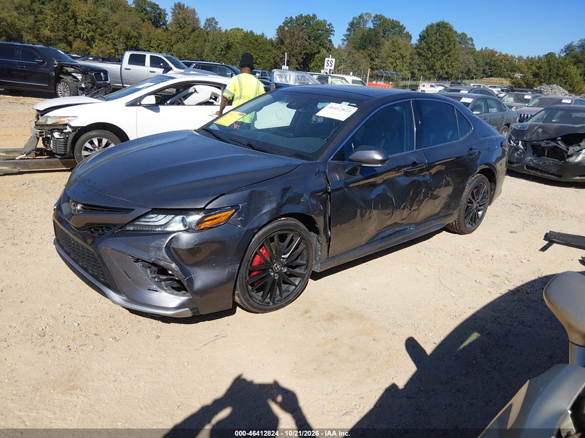 2022 Toyota Camry Xse, Front End, IAAI, VIN 4T1K61AKXNU022144 — photo 2