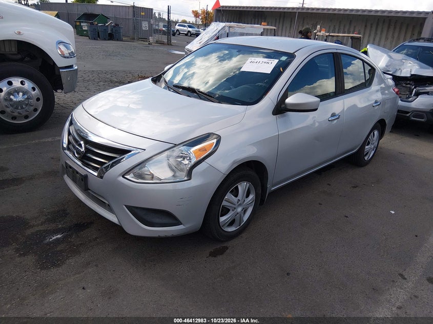 Vin: 3n1cn7ap1hl854533, lot: 46913349, nissan versa 1.6 sv 20172