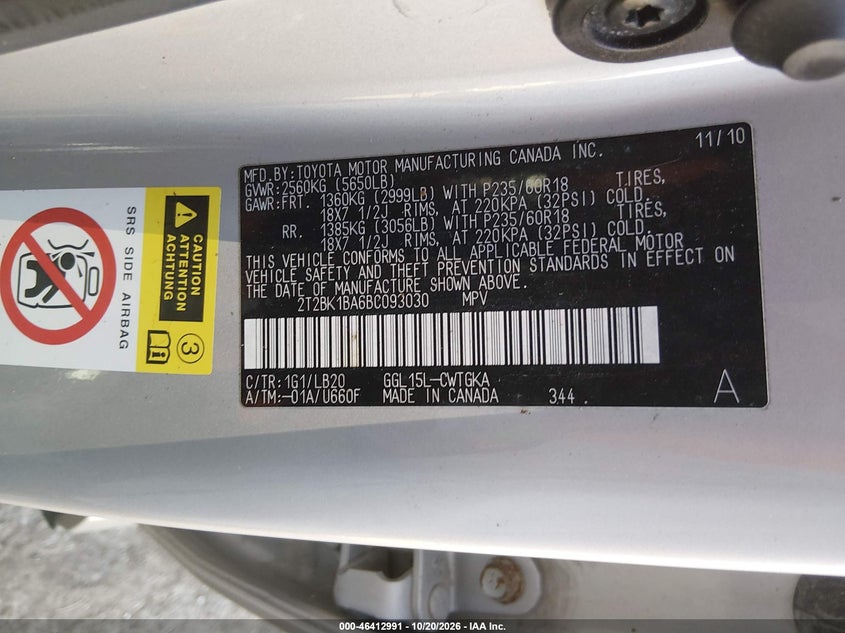 2011 LEXUS RX 350 · Фото 9