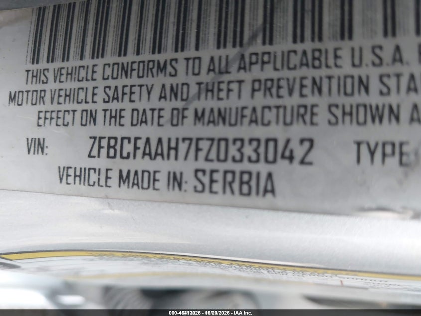 2015 FIAT 500L POP · Фото 9