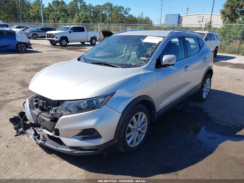 Vin: jn1bj1bv4nw349674, lot: 46913491, nissan rogue sport sv fwd xtronic cvt 20222
