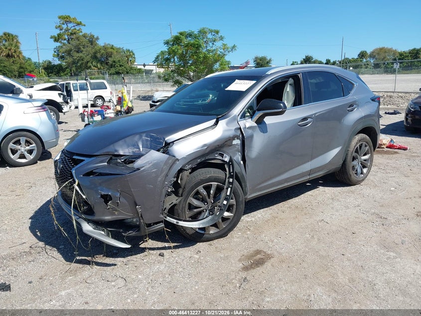 Vin: jtjyarbz7g2042080, lot: 46913593, lexus nx 200t f sport 20162
