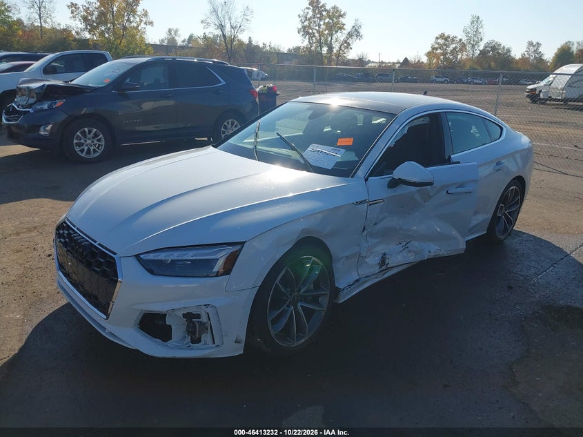 Vin: waufacf53ra122724, lot: 46913598, audi a5 sportback premium plus 45 tfsi quattro s tronic 20242