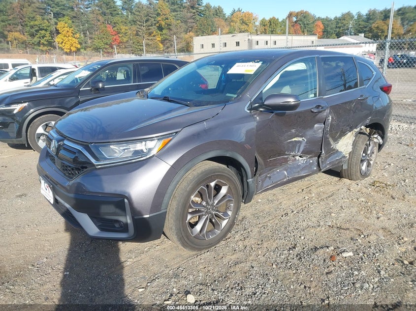 2020 Honda Cr-V Awd Ex, Левый бок, IAAI, VIN 2HKRW2H50LH650116 — фото 2