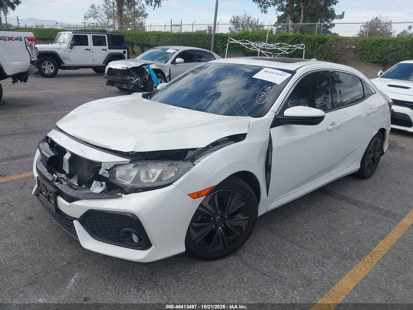 Vin: shhfk7h50ju429279, lot: 46913862, honda civic ex 20182