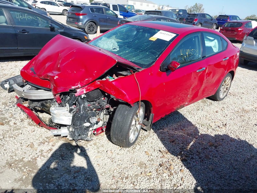 Vin: 1c3cdfca8dd198984, lot: 46913899, dodge dart limited 20132