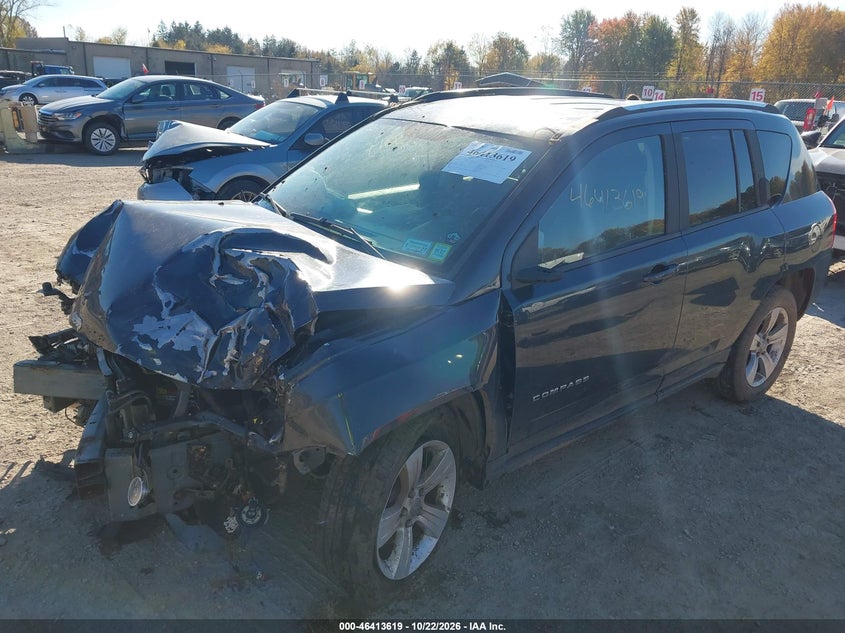 Vin: 1c4njdeb1ed642232, lot: 46913985, jeep compass latitude 20142