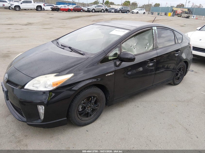 2013 Toyota Prius Four, Левый бок, IAAI, VIN JTDKN3DU4D5613191 — фото 2