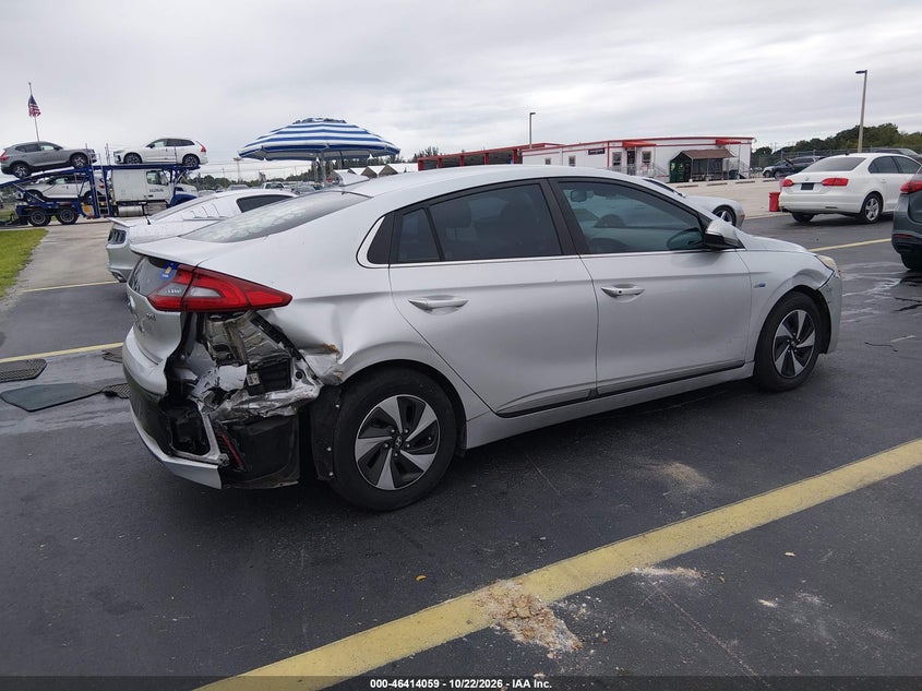 Vin: kmhc75lc3ku105683, lot: 46914426, hyundai ioniq hybrid sel 20194