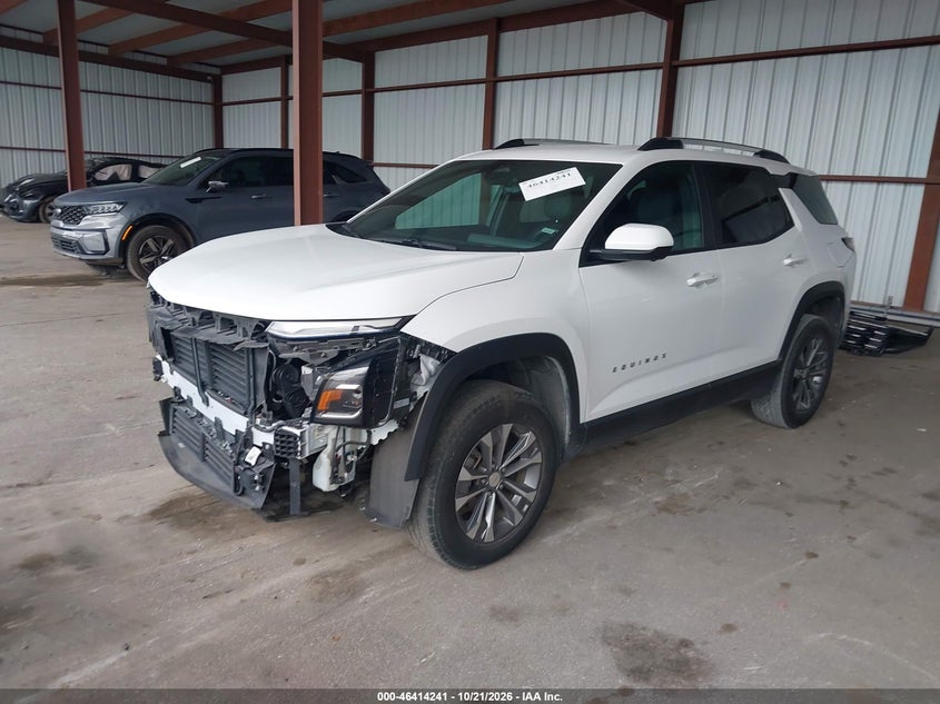 2025 Chevrolet Equinox Fwd Lt, Front End, IAAI, VIN 3GNAXHEGXSL187703 — photo 2