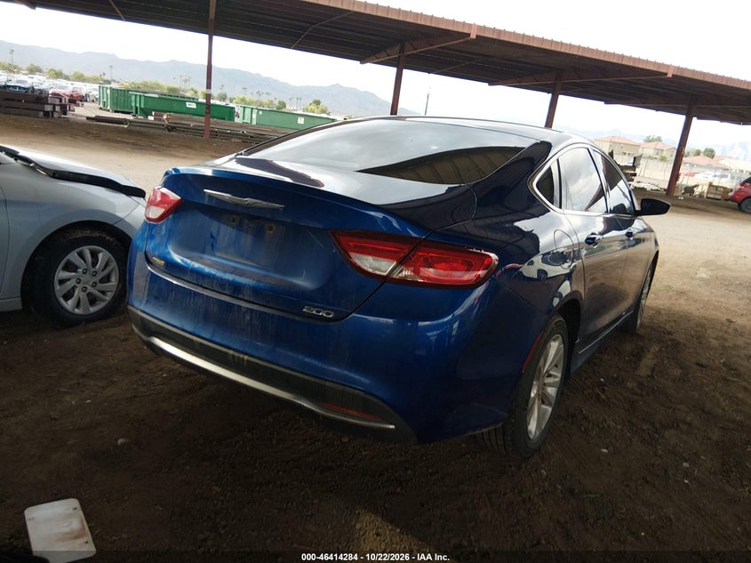 Vin: 1c3cccab6gn185677, lot: 46914650, chrysler 200 limited 20164